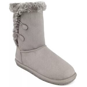 Sugar Women Faux Shearling Winter Booties Marty Size US 7M Grey Velour